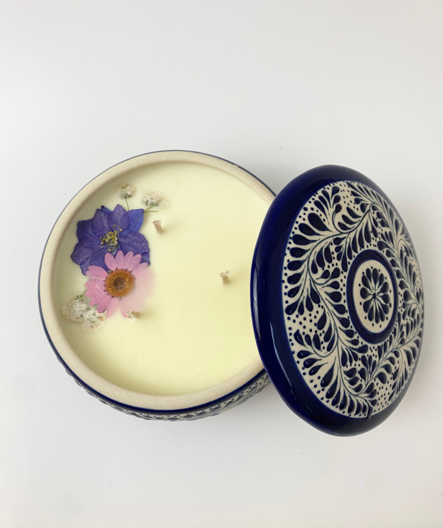 Rama Azul Soy Candle