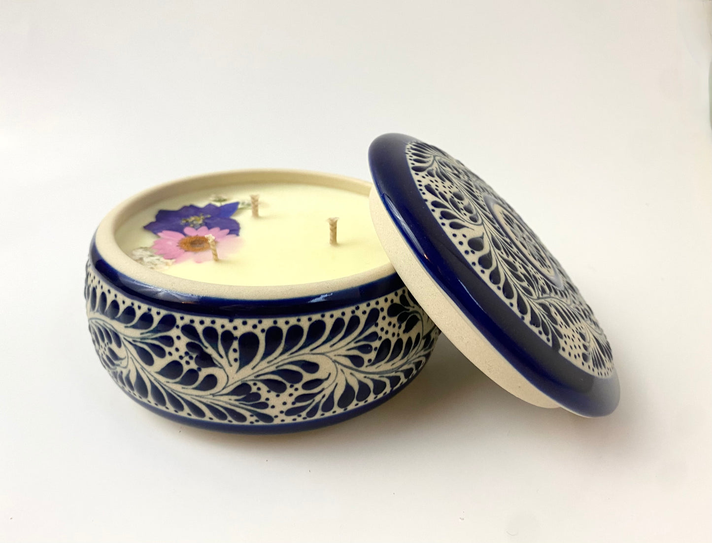 Rama Azul Soy Candle